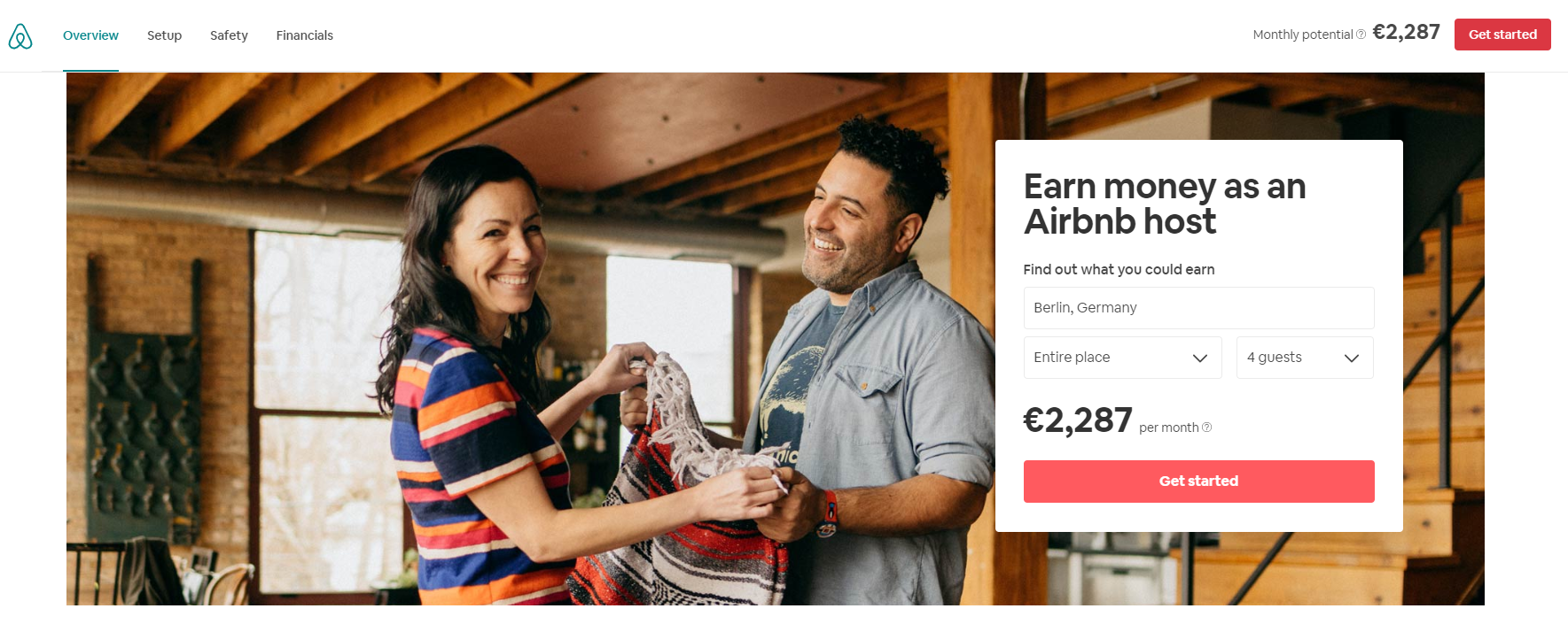 AirBnB Einnahmen Potenzial